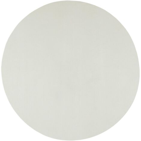 FLOORNOVO Hochflor Teppich rund einfarbig - Ø 200 cm - Besonders Weicher Teppich Wohnzimmer & Badezimmerteppich - Pflegeleicht - vielseitig einsetzbar im Innenbereich (1/5)