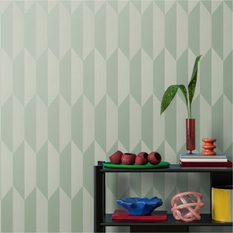 A.S. Creation Vliestapete 10.05 x 0.53 m Livingwalls 3D Tapete Grün 790864 Geometrisch CosmoLiving by Cosmopolitan (1/5)