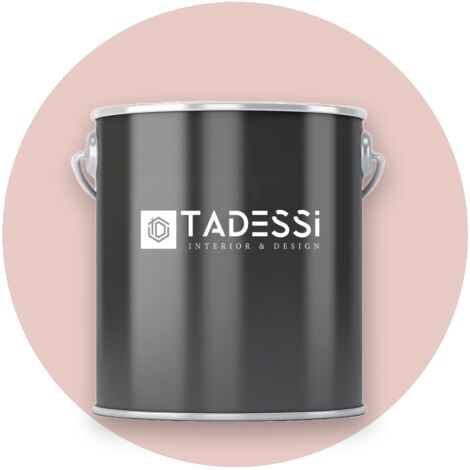 TADESSI Wall Select Wandfarbe Rosa - Lachston - abwaschbare Innenfarbe matt - Dispersionsfarbe - Geruchsarm und Lösemittelfrei