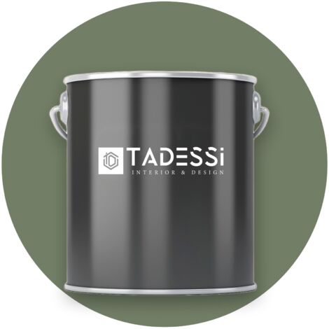 TADESSI Wall Select Wandfarbe Grün - Avocadogrün - abwaschbare Innenfarbe matt - Dispersionsfarbe - Geruchsarm und Lösemittelfrei