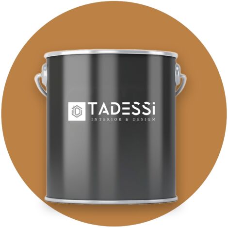 TADESSI Wall Select Wandfarbe Orange - Maronenbraun - abwaschbare Innenfarbe matt - Dispersionsfarbe - Geruchsarm und Lösemittelfrei