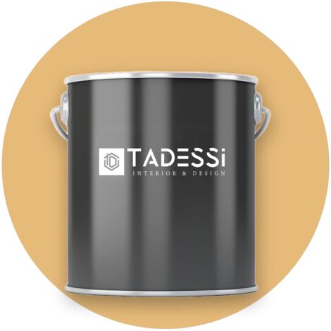 TADESSI Wall Select Wandfarbe Orange - Safrangelb - abwaschbare Innenfarbe matt - Dispersionsfarbe - Geruchsarm und Lösemittelfrei