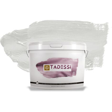 TADESSI Color Vista Wandfarbe Pastellgrau - Perlgrau - Matte Dispersionsfarbe - Innenfarbe für Wand und Decke