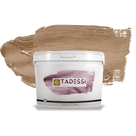TADESSI Color Vista Wandfarbe Braun - Mocha - Matte Dispersionsfarbe - Innenfarbe für Wand und Decke