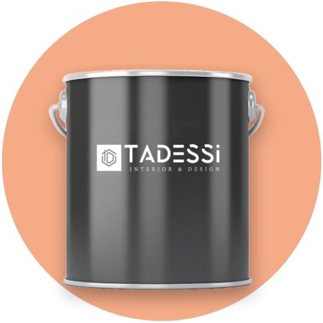 TADESSI Wall Select Wandfarbe Orange - Melone - abwaschbare Innenfarbe matt - Dispersionsfarbe - Geruchsarm und Lösemittelfrei