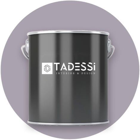 TADESSI Wall Select Wandfarbe Violett - Rauchviolett - abwaschbare Innenfarbe matt - Dispersionsfarbe - Geruchsarm und Lösemittelfrei