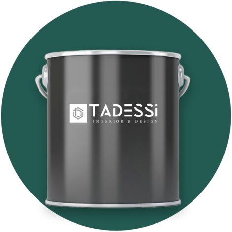 TADESSI Wall Select Wandfarbe Grün - Moosgrün - abwaschbare Innenfarbe matt - Dispersionsfarbe - Geruchsarm und Lösemittelfrei