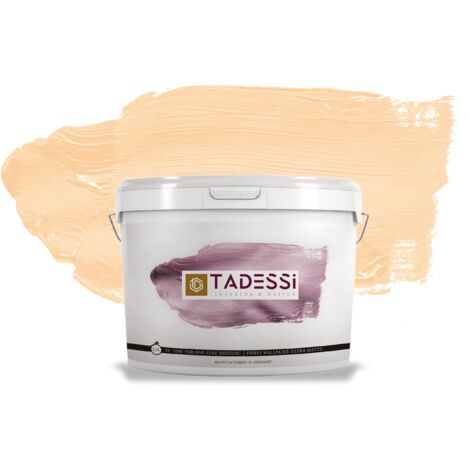 TADESSI Color Vista Wandfarbe Pastell Beige - Honigbeige - Matte Dispersionsfarbe - Innenfarbe für Wand und Decke