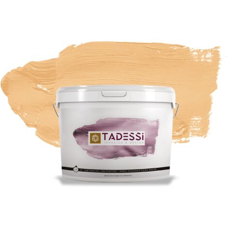 TADESSI Color Vista Wandfarbe Orange - Bernstein Hell - Matte Dispersionsfarbe - Innenfarbe für Wand und Decke