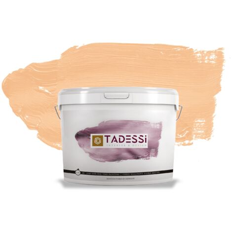 TADESSI Color Vista Wandfarbe Beige - Pfirsichbeige - Matte Dispersionsfarbe - Innenfarbe für Wand und Decke