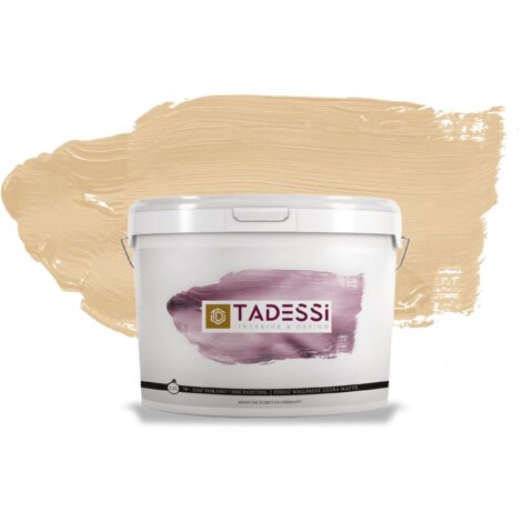 TADESSI Color Vista Wandfarbe Pastell Beige - Toffee Mocha - Matte Dispersionsfarbe - Innenfarbe für Wand und Decke