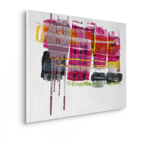 Komar Canvasbild Ruby Pink - 90 x 60 cm - Bild auf Keilrahmen - Modern (1/2)