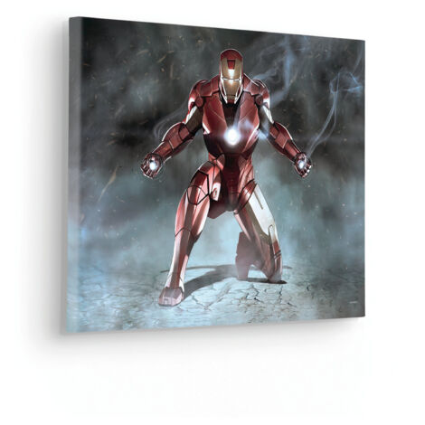 Komar Canvasbild Iron Man Charging - 30 x 40 cm - Bild auf Keilrahmen (1/2)