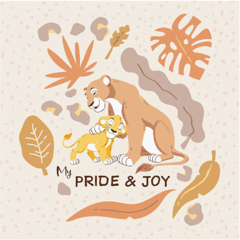 Komar Wandtapete - Disney The Lion King My Pride and Joy - 250 x 250 cm - Vlies - für Kinderzimmer (1/3)