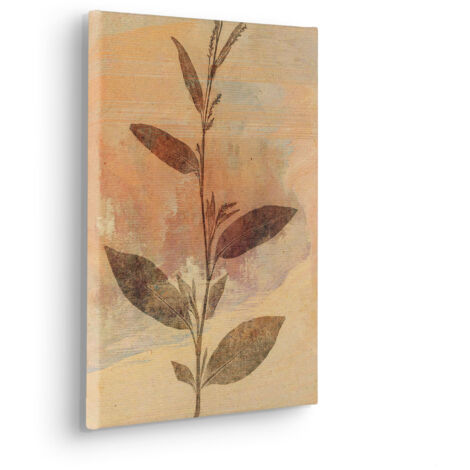 Komar Canvasbild Pressed Leaves - 40 x 30 cm - Bild auf Keilrahmen - klassischer Stil Naturmotiv (1/2)