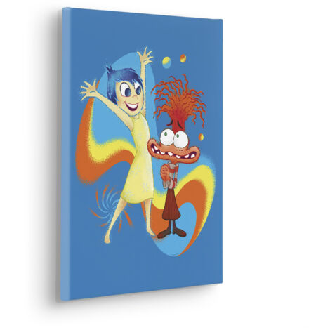 Komar Canvasbild Disney und Pixar Inside Out Think Positive - 40 x 30 cm - Bild auf Keilrahmen (1/3)