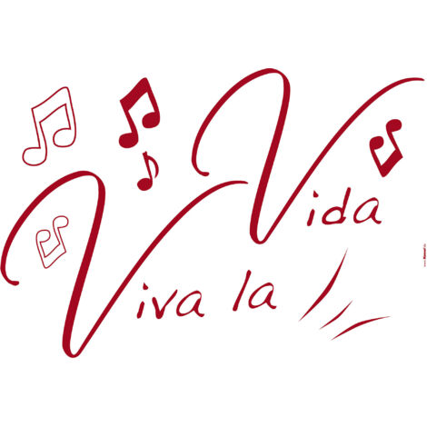 Komar Wandaufkleber - Viva la Vida - 70 x 100 cm - selbstklebender Wandsticker - Modern (1/2)