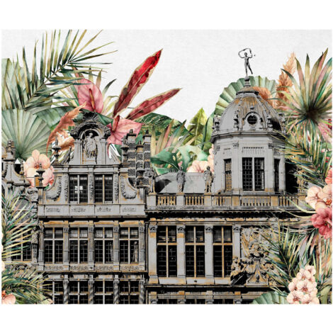 Komar Wandtapete - Tropical Palace - 250 x 300 cm - Vlies Digitaldruck - Mediterran Urban (1/5)
