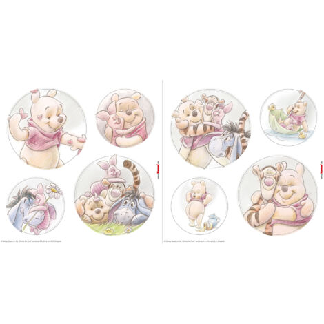 Komar Fenstersticker - Disney Winnie the Pooh Wonderful - 30 x 30 cm - Fensteraufkleber (1/5)