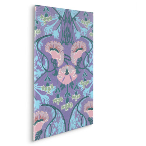 Komar Canvasbild Mandala Mauve - 90 x 60 cm - Bild auf Keilrahmen - Vintage und Retro (1/2)