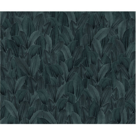 Komar Wandtapete - Bain de Feuilles - 250 x 300 cm - Vlies Digitaldruck - Minimalistisch Modern (1/5)