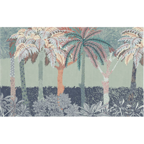 Komar Wandtapete - Patterned Palms - 250 x 400 cm - Digitaldruck - Modern (1/5)