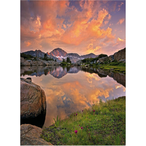 Komar Wandtapete - Alpenglühen - 254 x 184 cm - Papier - Naturmotiv (1/2)