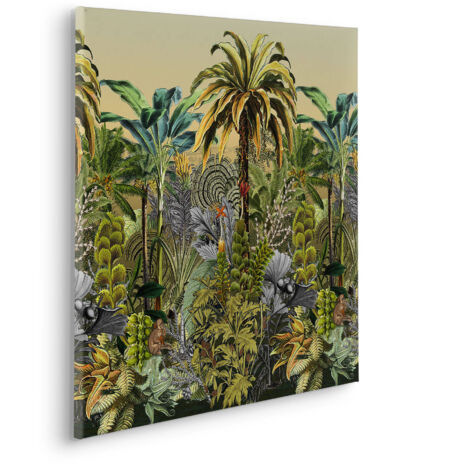 Komar Canvasbild Tropical Heat - 60 x 60 cm - Bild auf Keilrahmen - Modern Naturmotiv (1/2)