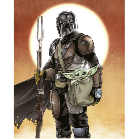 Komar Wandtapete - Star Wars The Mandalorian and Grogu - 250 x 200 cm - Vlies (1/3)