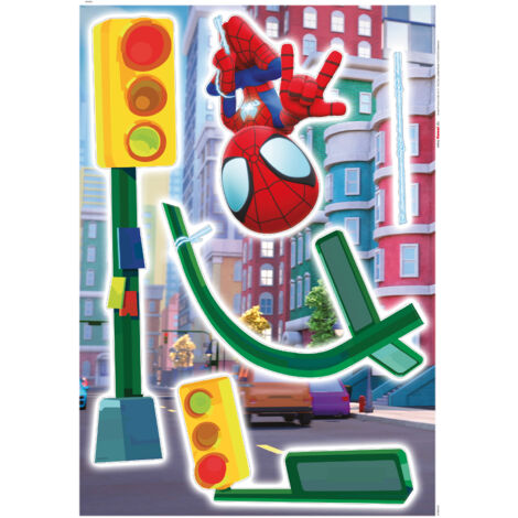Komar Wandaufkleber - Marvel Spidey and His Amazing Friends Lamp Swing - 70 x 50 cm - Wandsticker (1/3)
