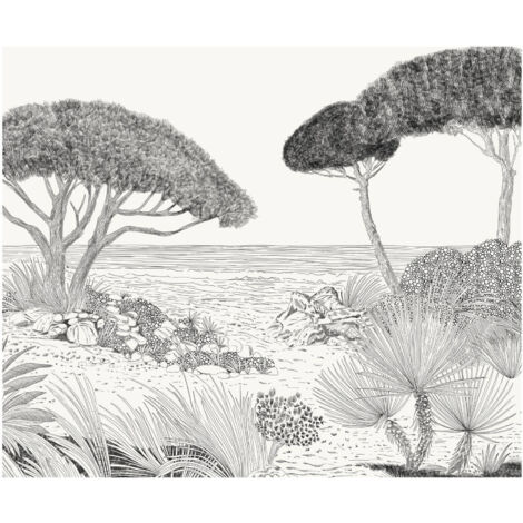 Komar Wandtapete - Shoreline - 250 x 300 cm - Digitaldruck - Mediterran (1/5)