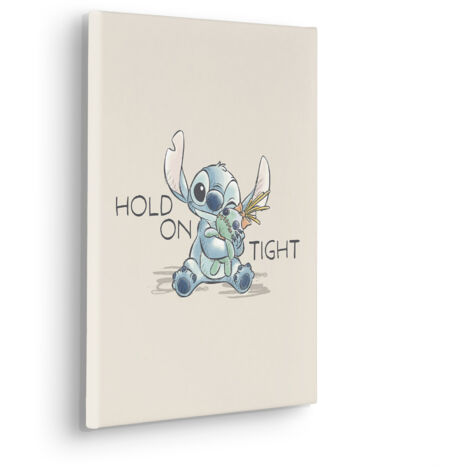 Komar Canvasbild Disney Lilo and Stitch Hold On Tight - 40 x 30 cm - Bild auf Keilrahmen (1/2)