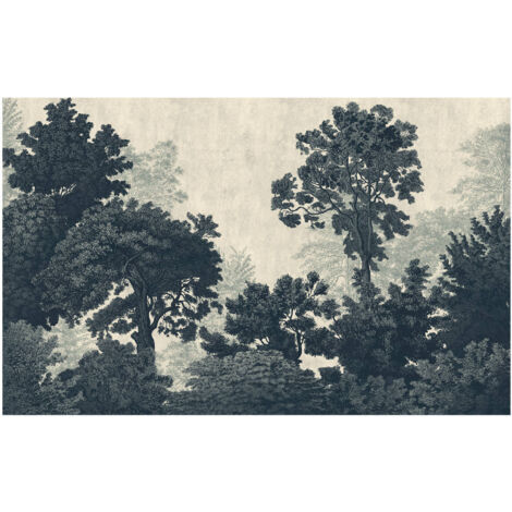 Komar Wandtapete - Unfading Trees - 250 x 400 cm - Vlies Digitaldruck - klassischer Stil (1/5)