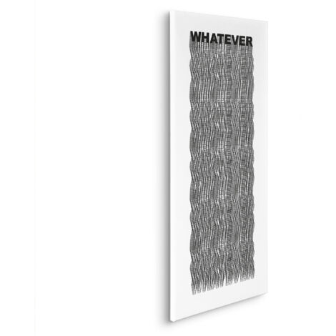 Komar Canvasbild Typo Whatever - 90 x 40 cm - Bild auf Keilrahmen - Minimalistisch Modern (1/2)