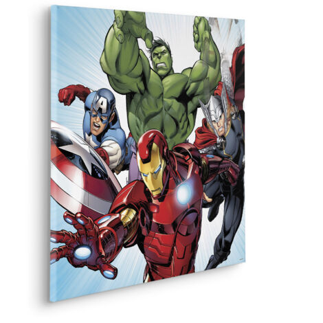 Komar Canvasbild Marvel Avengers Teampower - 60 x 60 cm - Bild auf Keilrahmen (1/3)