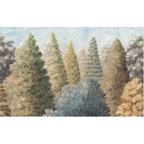 Komar Wandtapete - Painted Woods - 250 x 400 cm - Vlies Digitaldruck - klassischer Stil Naturmotiv (1/5)