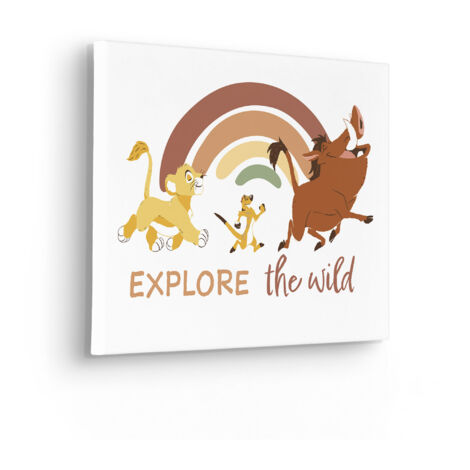 Komar Canvasbild Disney The Lion King Explore the Wild - 40 x 30 cm - Bild auf Keilrahmen (1/3)