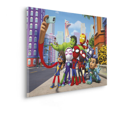 Komar Canvasbild Marvel Spidey and His Amazing Friends Selfie - 60 x 90 cm - für Kinderzimmer (1/2)