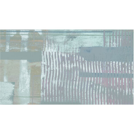 Komar Wandtapete - Lines Mellow grey bleu - 280 x 500 cm - Digitaldruck - Minimalistisch Modern (1/2)