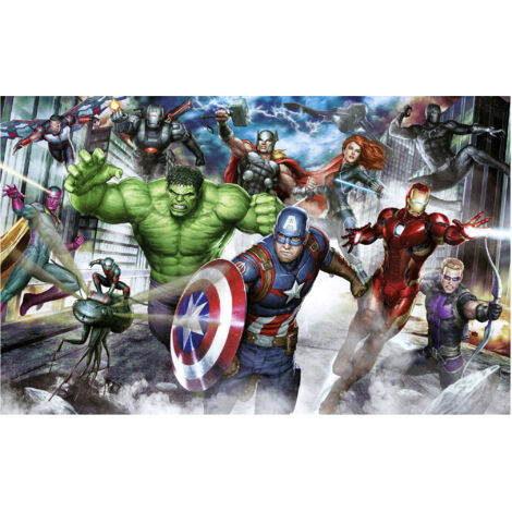 Komar Wandtapete - Marvel Avengers Assemble - 250 x 400 cm - Vlies (1/2)