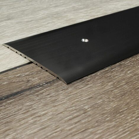 PROVISTON  Übergangs- & Ausgleichsprofil  Aluminium  80 x 3.5 x 1000 mm  Bronze Dunkel  Bodenprofil  Metallprofil  Übergangsschiene