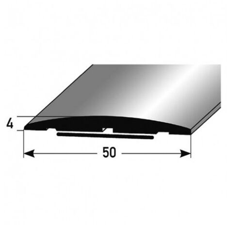 PROVISTON Übergangs- & Ausgleichsprofil Aluminium 50 x 4 x 1000 mm Bronze Dunkel Bodenprofil Metallprofil Übergangsschiene