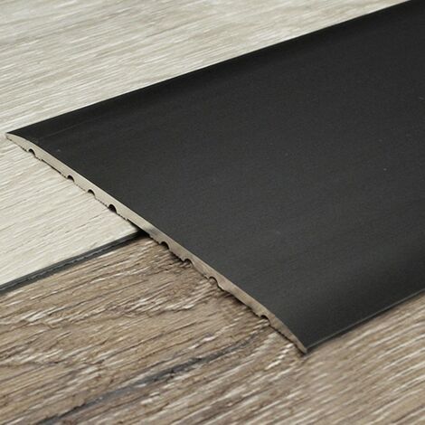 PROVISTON Übergangs- & Ausgleichsprofil Aluminium 80 x 3.5 x 1000 mm Bronze Dunkel Bodenprofil Metallprofil Übergangsschiene