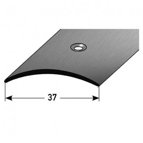 PROVISTON Übergangs- & Ausgleichsprofil Edelstahl 37 x 4 x 1000 mm Edelstahl matt Bodenprofil Metallprofil Übergangsschiene