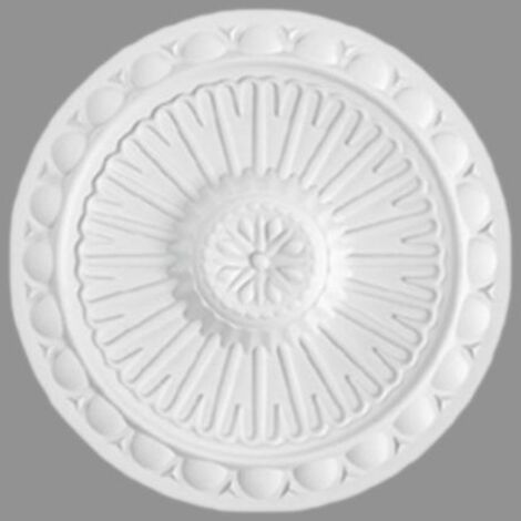PROVISTON  Stuckrosette  Polystyrol  Durchmesser 280 mm  Weiß  Deckenrosette