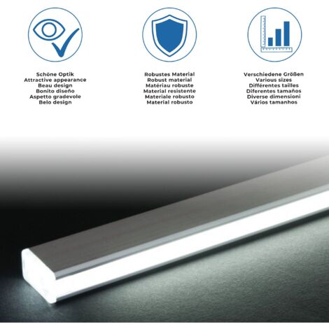 PROVISTON Endkappen Für LED Aluminiumprofil Led-Beleuchtung Indirekte Beleuchtung LED Leisten 2 Stück