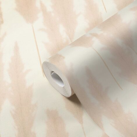 A.S. Création Tapete Pampasgras Creme  10.05 m x 0.53 m  64 cm (gerade)  Vlies  hoch waschbeständig  gut lichtbeständig  restlos trocken abziehbar (1/5)