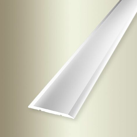 PROVISTON Übergangsprofil Breite: 25 mm Höhe: 0 - 99 mm Länge: 1000 mm Aluminium Poliert Glatt Selbstklebend