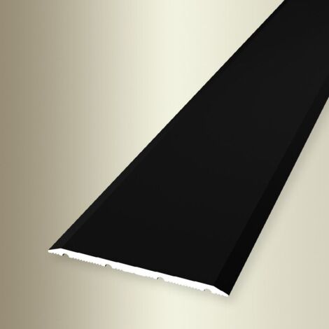 PROVISTON Übergangs- & Ausgleichsprofil Aluminium 40 x 900 mm Schwarz Bodenprofil Metallprofil Übergangsschiene
