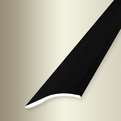 PROVISTON Übergangs- & Ausgleichsprofil Aluminium 40 x 1000 mm Schwarz Bodenprofil Metallprofil Übergangsschiene